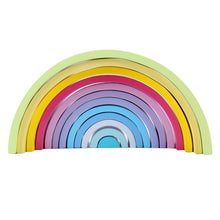 Load image into Gallery viewer, Baby Toys 12Pcs Rainbow Blocks Kids Large Creative Rainbow Building Blocks Wooden Toys for kids Montessori Educational Toy