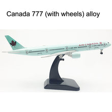 Load image into Gallery viewer, 20CM AIR CANADA Boeing 777 Airplane model Plane model 16CM Alloy Metal Diecast  Aircraft model Toy plane gift Dropshipping Store