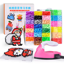 Load image into Gallery viewer, Perler Beads Kit 5mm/2.6mm Hama beads Whole Set with Pegboard and Iron 3D Puzzle DIY Toy Kids Creative Handmade Craft Toy Gift